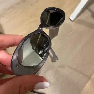 Gucci Grey Pearl Oval Retro Sunglasses Gucci Grey Oval Ladies Sunglasses GG1587S 001 52  main image 3